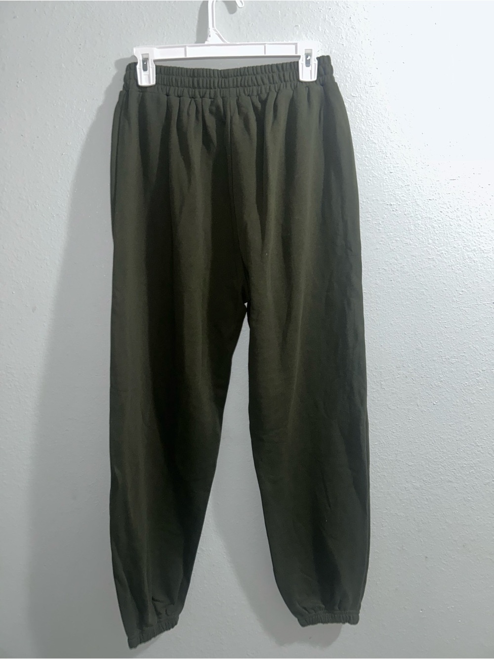 Naked Wardrobe Green Sweat Jogger Pants NWOT Medium